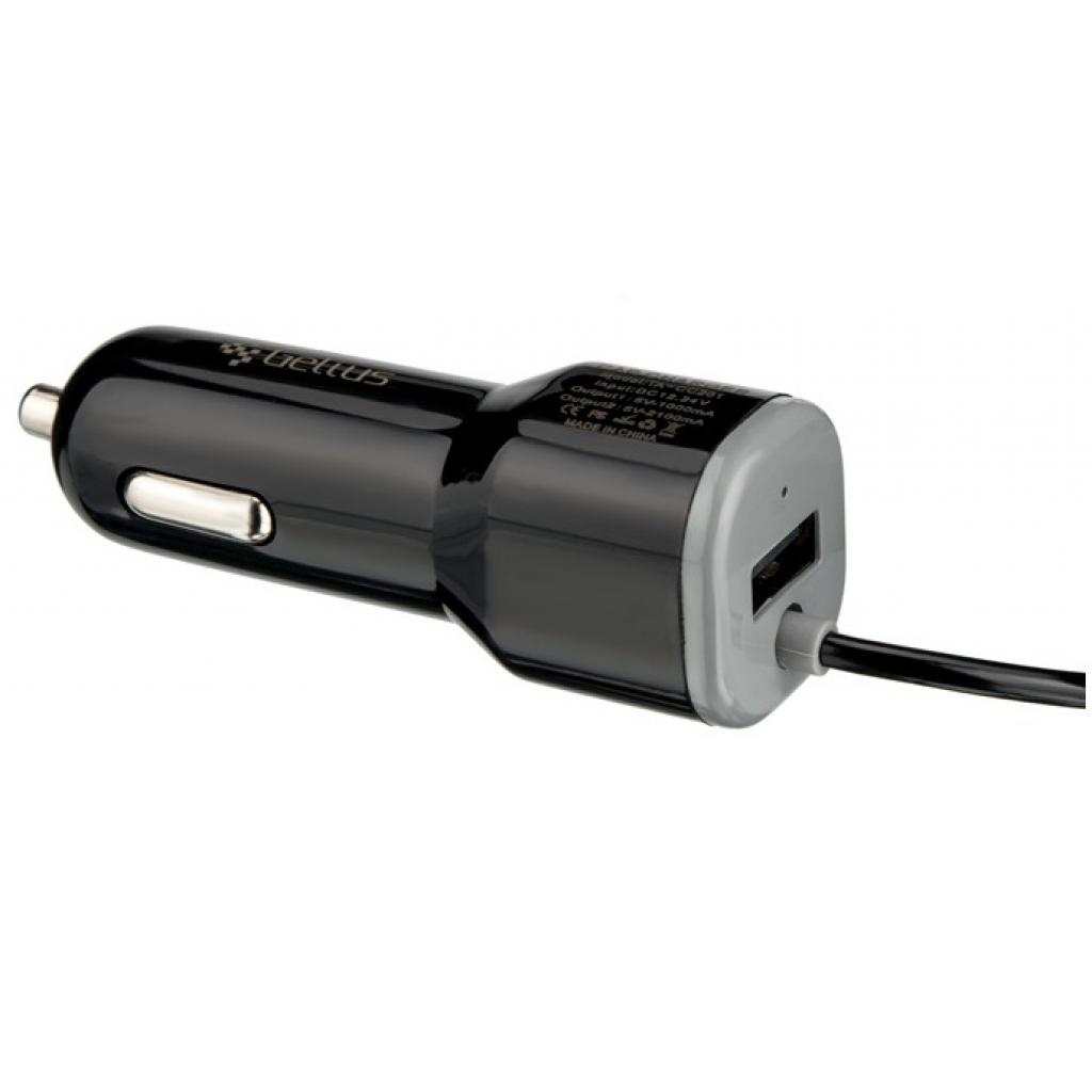 Зарядний пристрій Gelius Ultra Edition USB + MicroUSB 2.1A Black 1.2m (51980)