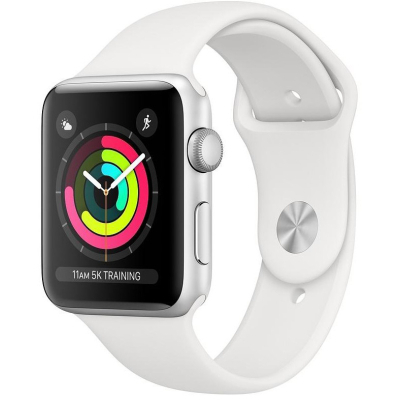 Смарт-годинник Apple Watch Series 3 GPS, 42mm Silver Aluminium Case (MTF22FS/A)