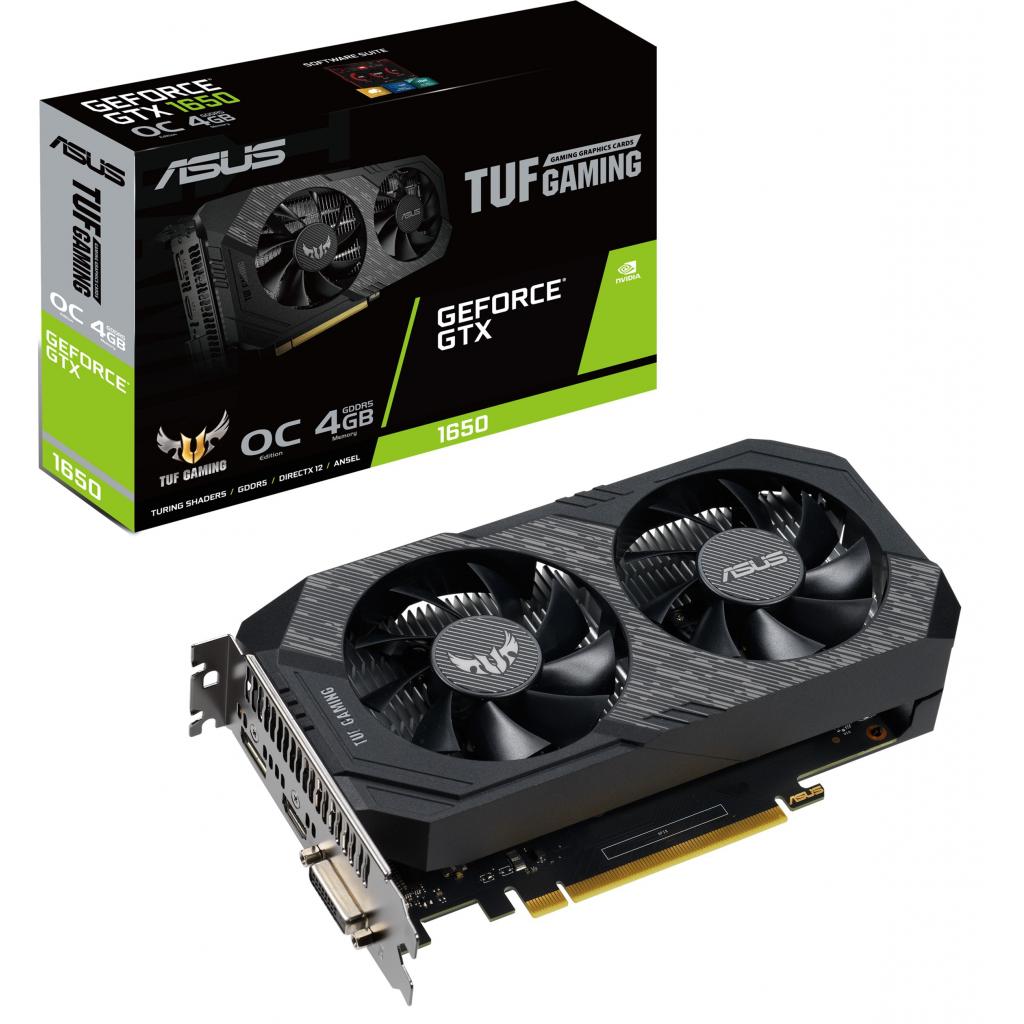 Відеокарта ASUS GeForce GTX1650 4096Mb TUF OC GAMING (TUF-GTX1650-O4G-GAMING)