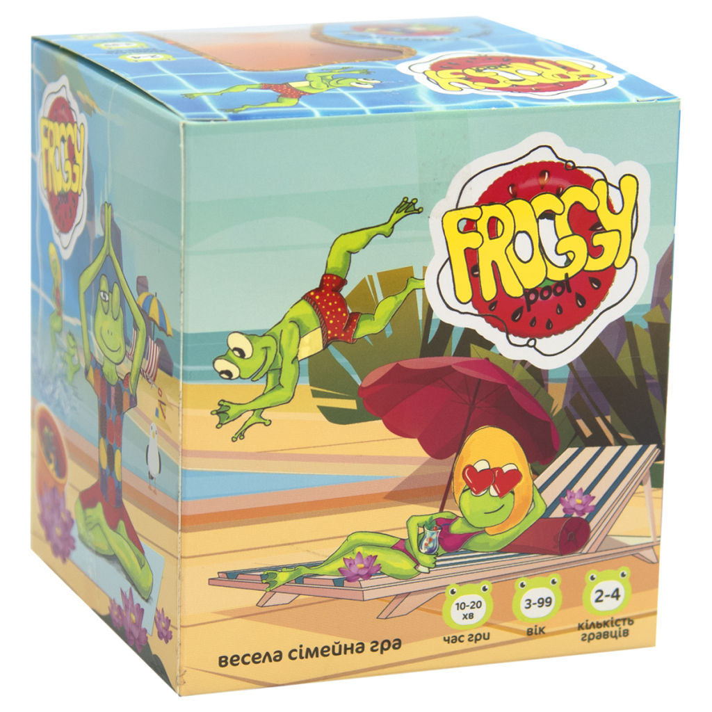 Настільна гра Strateg Froggy Pool (українська мова) (30352)