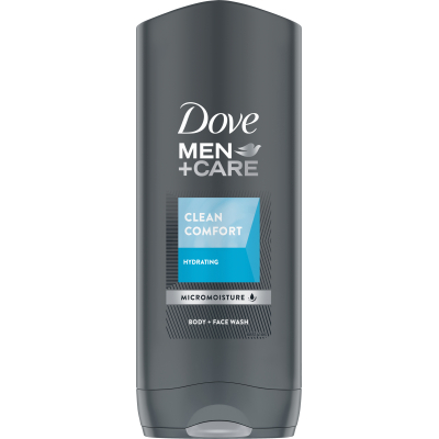 Гель для душу Dove Men+Care Чистота та комфорт 400 мл (8717644683149)