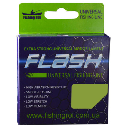 Волосінь Fishing ROI FLASH Universal Line 100м 0,15мм 2.2кг (47-00-015)