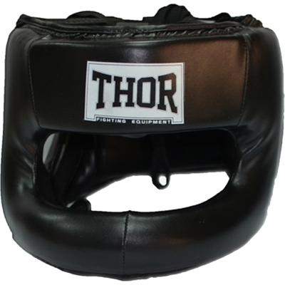 Боксерський шолом Thor Nose Protection 707 M Шкіра Чорний (707 (Leather) BLK M)