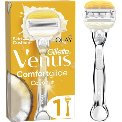 Бритва Gillette Venus ComfortGlide Olay з кокосом з 1 змінним картриджем (7702018339877)