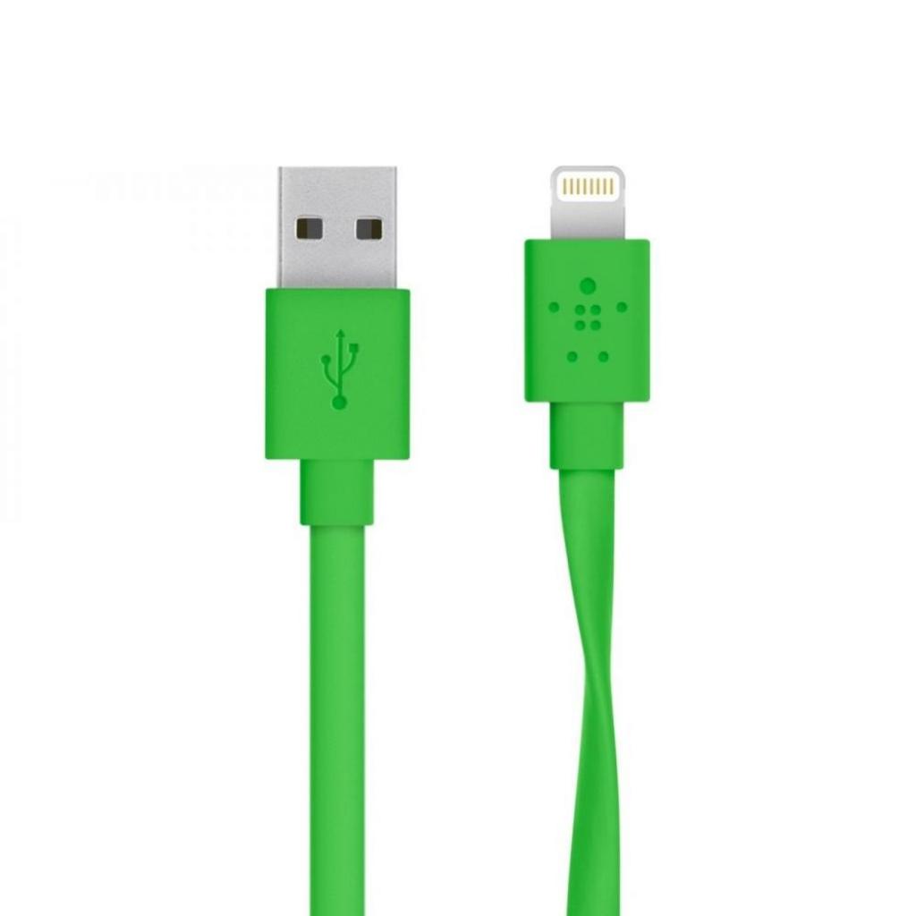 Дата кабель USB 2.0 AM to Lightning 1.2m Belkin (F8J148bt04-GRN)