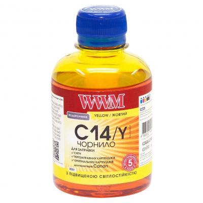 Чорнило WWM CANON CLI-451/CLI-471 200г Yellow (C14/Y)