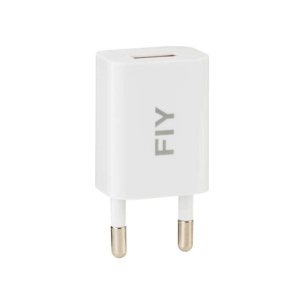 Зарядний пристрій Fly 1*USB 1.5А + cable MicroUSB White (46887)