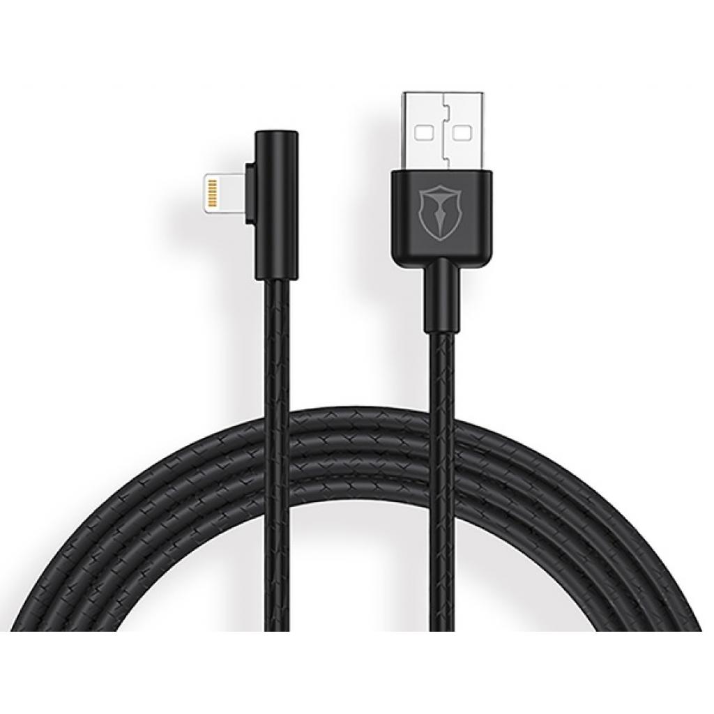 Дата кабель USB 2.0 AM to Lightning 1.0m T-L832 BV Black T-Phox (T-L832 Black)