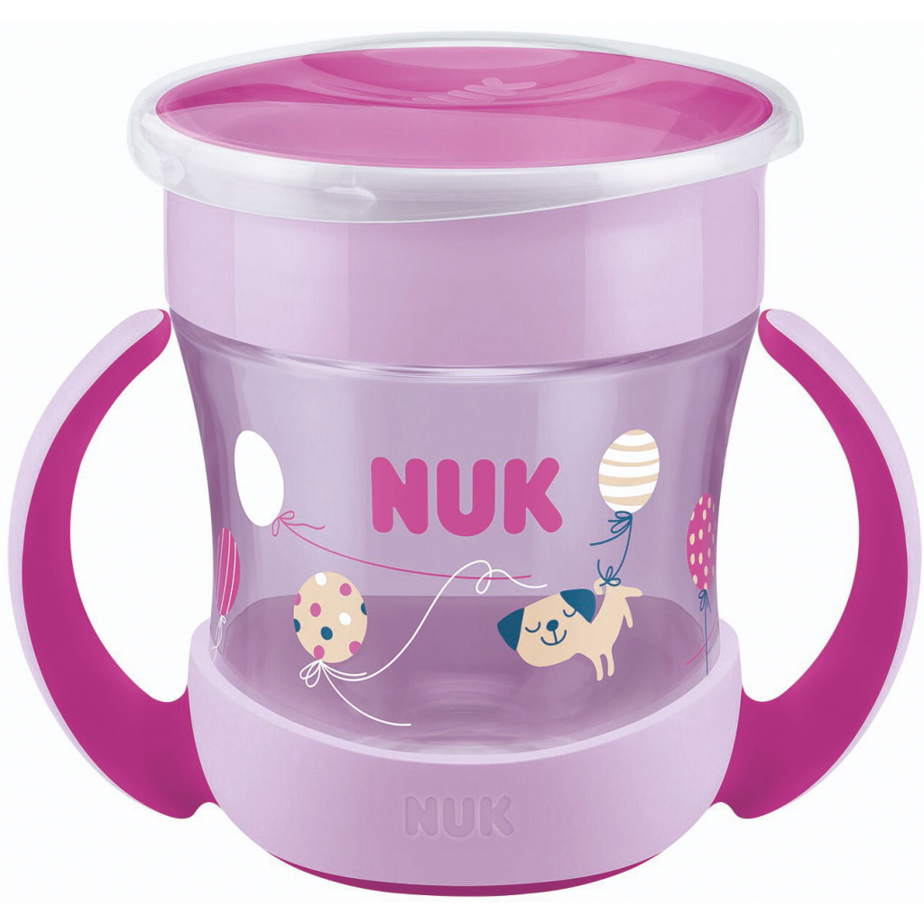 Поїльник-непроливайка Nuk Evolution Mini Magic 160 мл Фіолетовий (3952386)