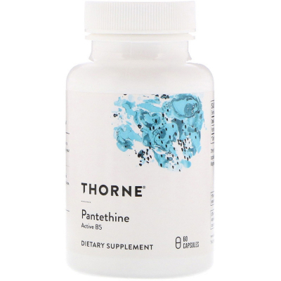 Вітамін Thorne Research Пантетін, Pantethine, 60 капсул (THR-70603)