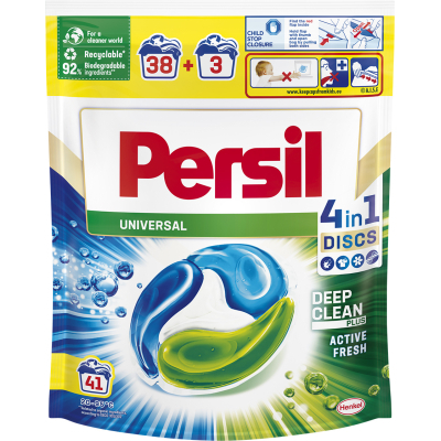 Капсули для прання Persil Discs Universal Deep Clean 41 шт. (9000101537703)