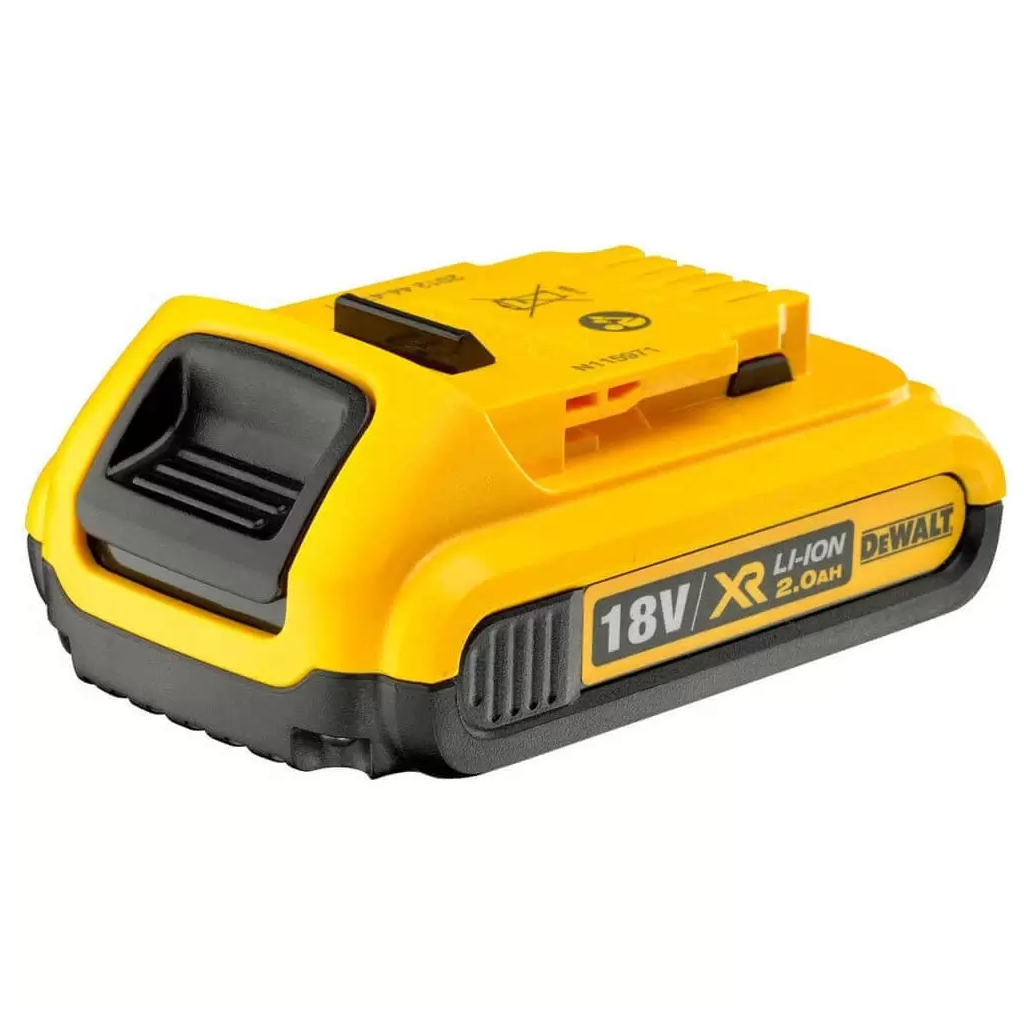 Набір акумулятор + зарядний пристрій DeWALT ЗП 10.8V, 14.4V, 18V, 54V, вихідний струм 4A, 2x2Ah(18V) (DCB115D2)