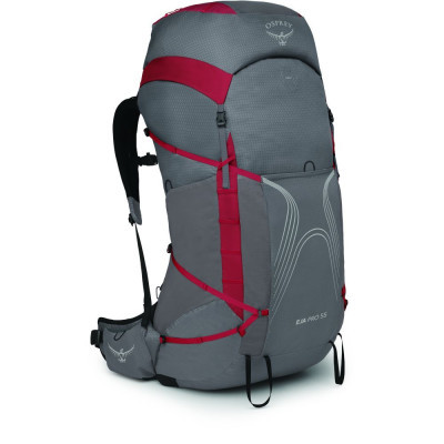 Рюкзак туристичний Osprey Eja Pro 55 dale grey/poinsettia red WXS/S (009.3300)