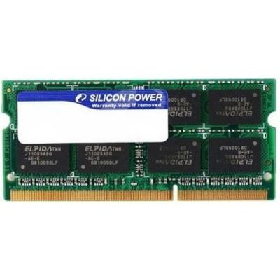 Модуль пам'яті для ноутбука SoDIMM DDR3 4GB 1333 MHz Silicon Power (SP004GBSTU133N02)