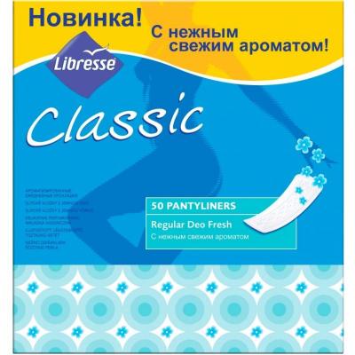 Щоденні прокладки Libresse Pantyliners Classic Deo 50 шт (7322540261417)