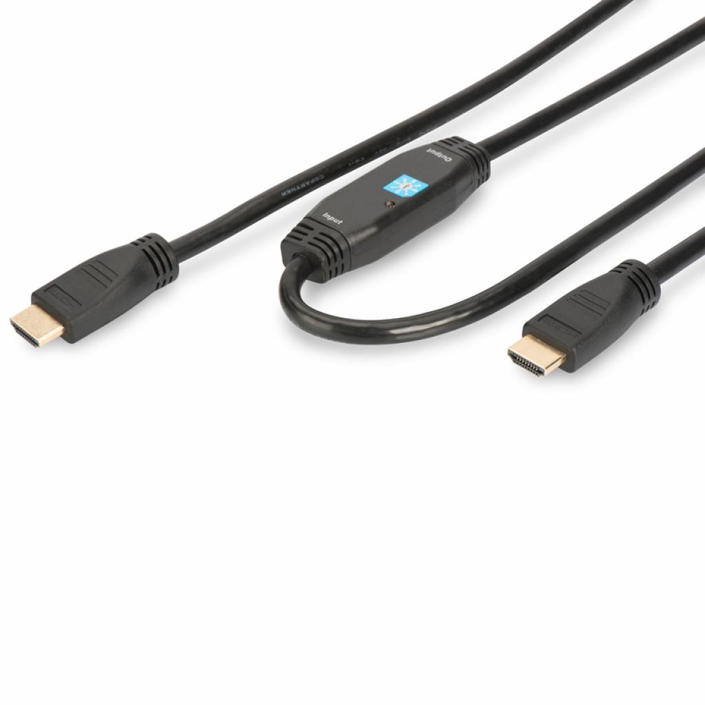 Кабель мультимедійний HDMI to HDMI 40.0m Digitus (AK-330105-400-S)