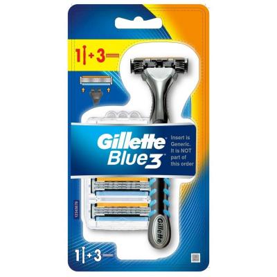 Бритва Gillette Blue3 с 3 сменными касетами (7702018464104)