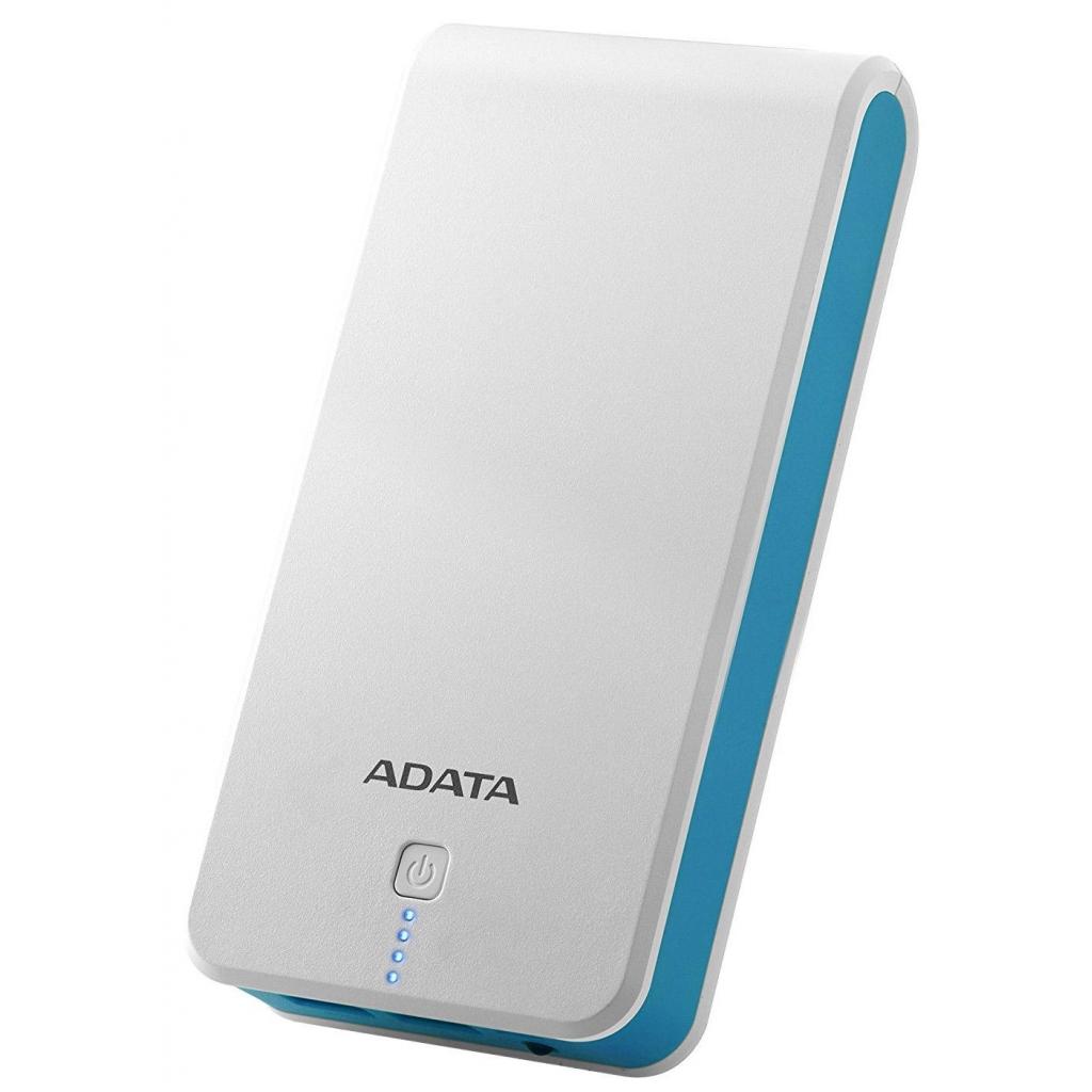 Батарея універсальна ADATA P20100 20100mAh White-Blue (AP20100-5V-CWHBL)