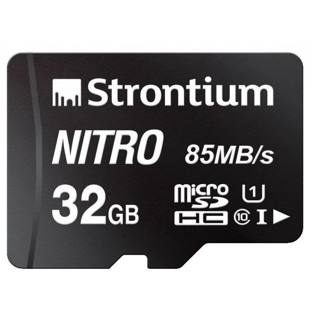 Карта пам'яті Strontium Flash 32GB microSDHC class 10 UHS-1 (SRN32GTFU1QR)