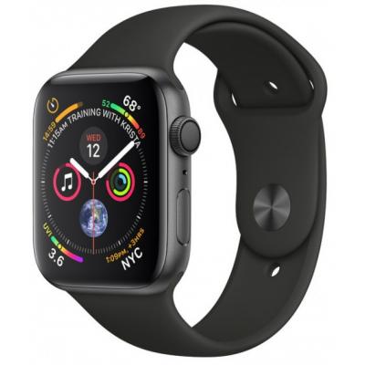 Смарт-годинник Apple Watch Series 4 GPS, 40mm Space Grey Aluminium Case with Blac (MU662GK/A)