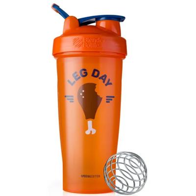 Шейкер спортивний BlenderBottle Classic Loop 820ml Special Edition Leg Day Orange ORIGINAL (Loop 28oz Leg Day)