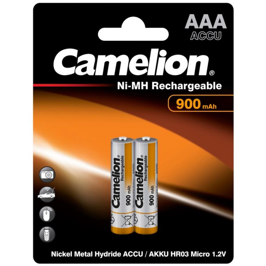 Акумулятор Camelion AAA 900mAh Ni-MH * 2 R03-2BL (NH-AAA900BP2)