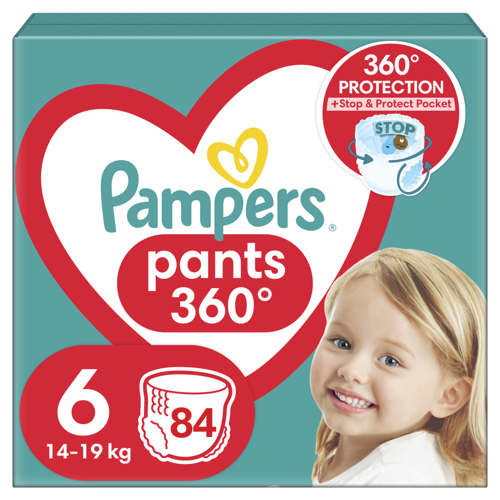 Підгузок Pampers трусики Pants Giant Розмір 6 (15+ кг) 84 шт. (8006540069530)