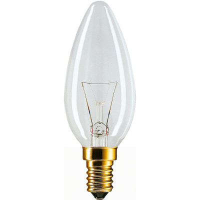 Лампочка Philips Stan 40W E14 230V B35 CL 1CT/10X10F (926000006897)