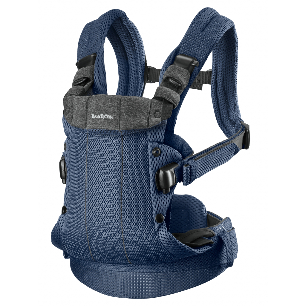 Рюкзак-переноска Baby Bjorn Carrier Harmony, Navy Blue 3D Mesh (88008)