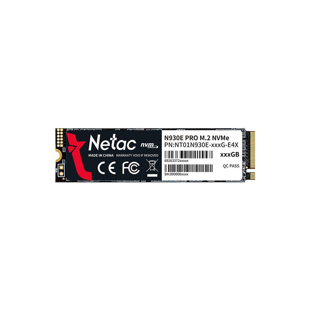 Накопичувач SSD M.2 2280 256GB Netac (NT01N930E-256G-E4X)