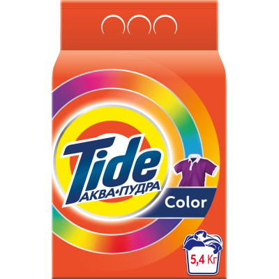 Пральний порошок Tide Аква-Пудра Color 5.4 кг (8006540535158)