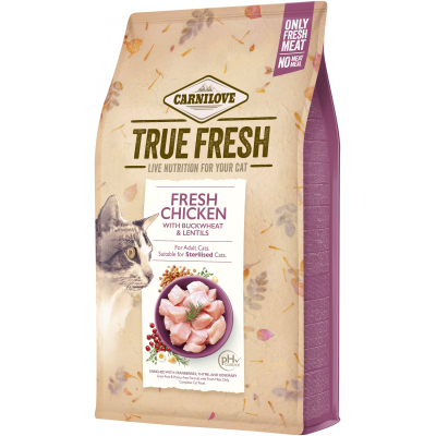 Сухий корм для кішок Carnilove True Fresh Cat Chicken 4.8 кг (8595602561490)