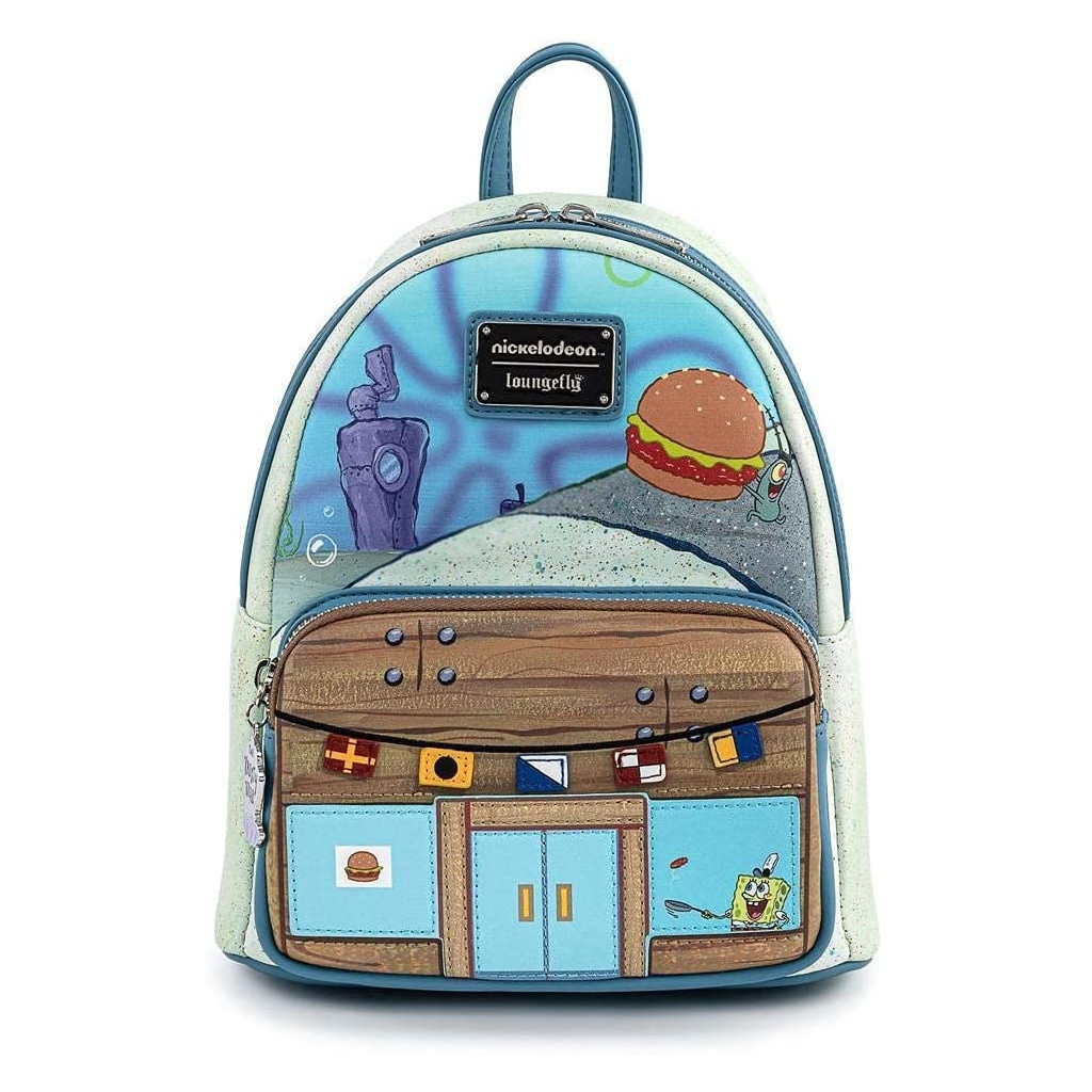 Рюкзак шкільний Loungefly Spongebob - Krusty Krab Mini Backpack (NICBK0027)