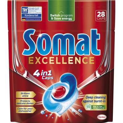 Таблетки для посудомийних машин Somat Excellence 28 шт. (9000101576139)