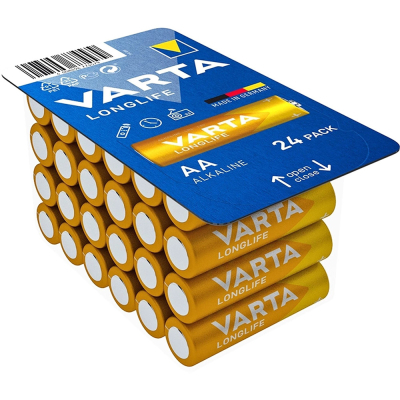 Батарейка Varta LONGLIFE ALKALINE * 24 box (04106301124)