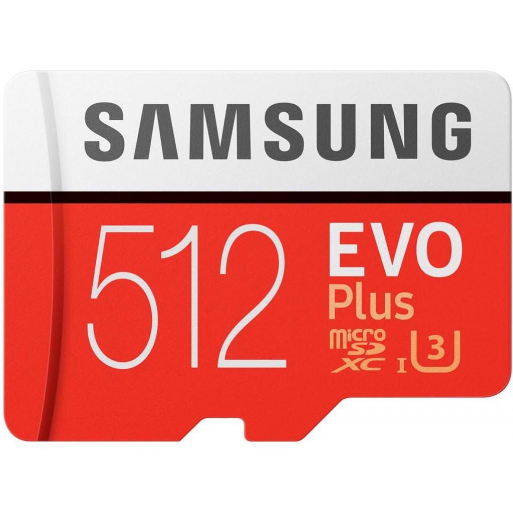 Карта пам'яті Samsung 512GB microSDXC class 10 UHS-I U3 Evo Plus (MB-MC512GA/RU)