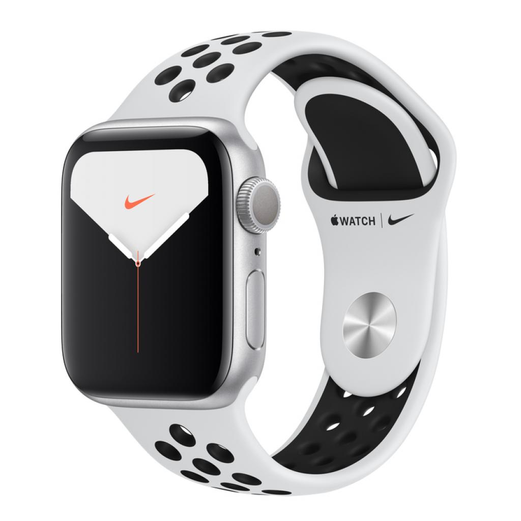 Смарт-годинник Apple Watch Nike Series 5 GPS, 44mm Silver Aluminium Case with Pur (MX3V2UL/A)