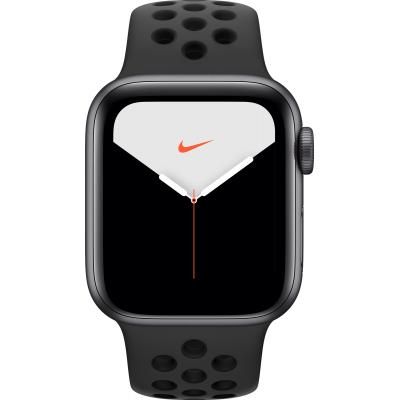 Смарт-годинник Apple Watch Nike Series 5 GPS, 44mm Silver Aluminium Case with Pur (MX3W2GK/A)