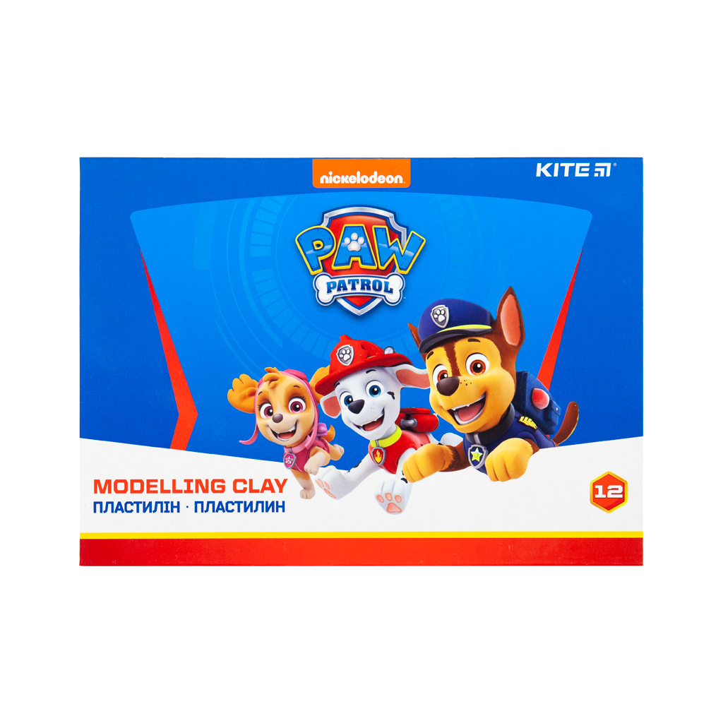 Пластилін Kite Paw Patrol 12 кол. 240 г (PAW20-1086)