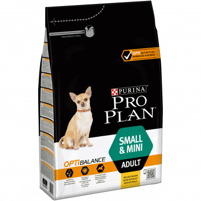 Сухий корм для собак Purina Pro Plan Dog Small&Mini Adult з куркою і рисом 3 кг (7613035114920)