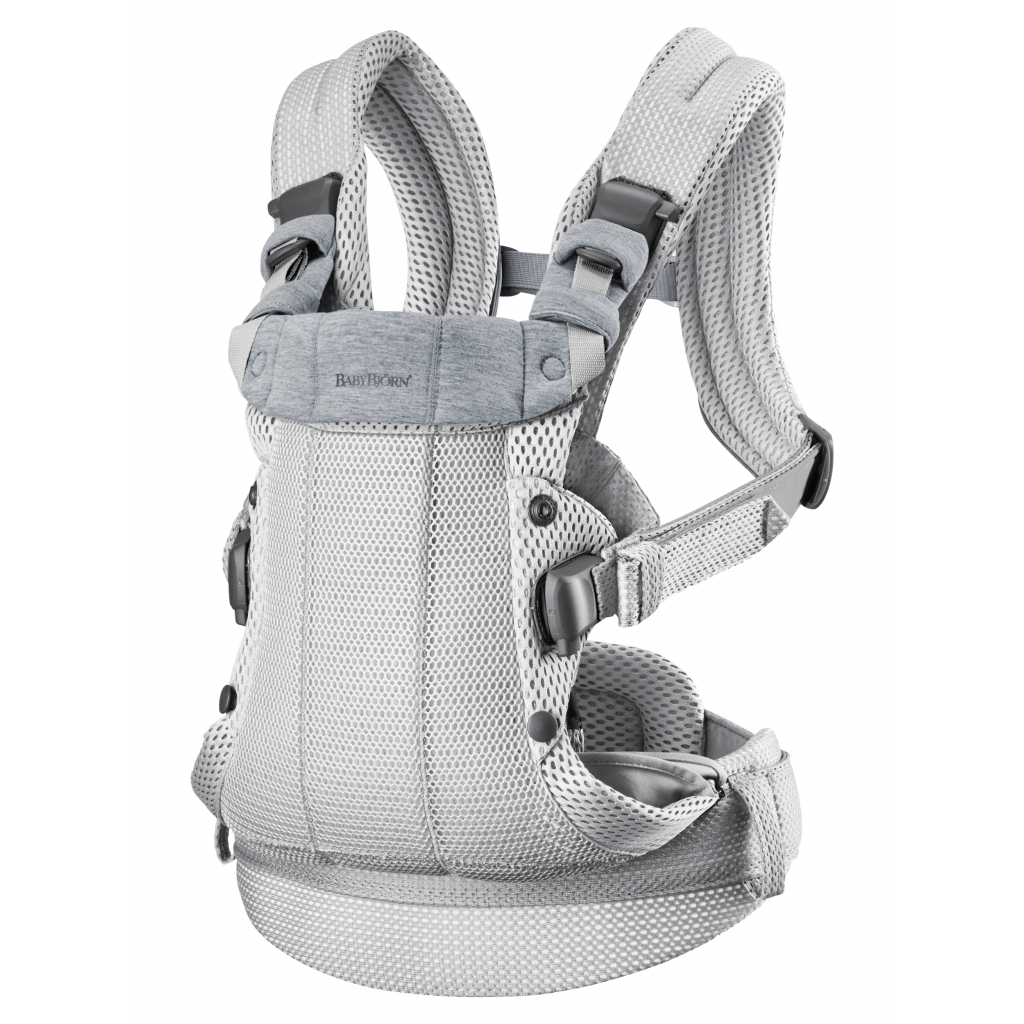 Рюкзак-переноска Baby Bjorn Carrier Harmony, Silver 3D Mesh (88004)