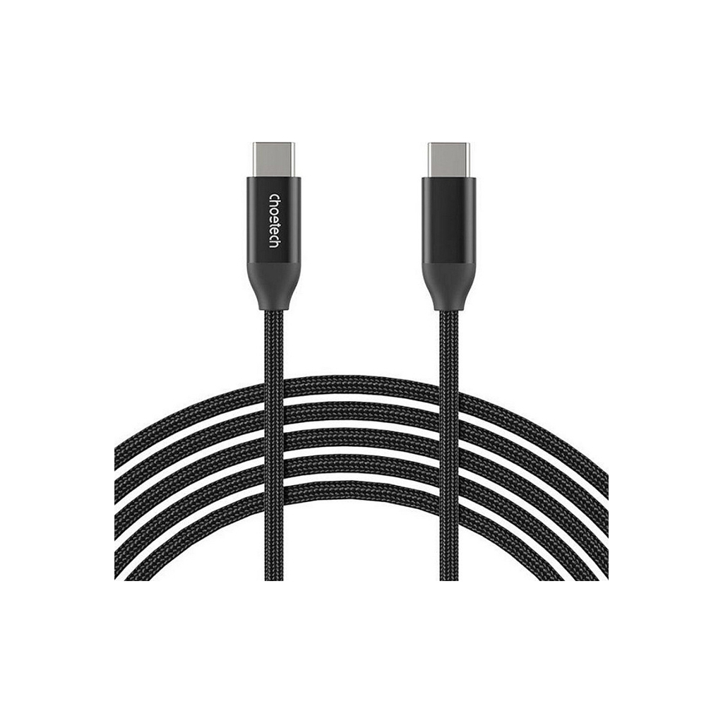 Дата кабель USB-C to USB-C 2.0m USB 2.0 60W Choetech (XCC-1015)