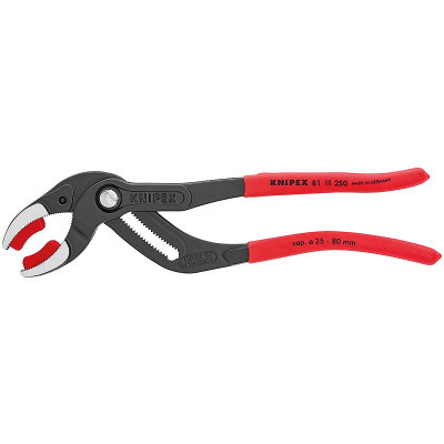 Ключ KNIPEX трубний переставний з пластиковою накладкою (81 11 250)