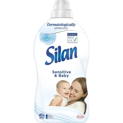 Кондиціонер для білизни Silan Sensitive & Baby 1408 мл (9000101801064)