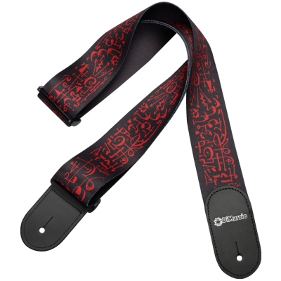 Ремінь для гітари DiMarzio Steve Vai Print Art Strap Black (DD3143)