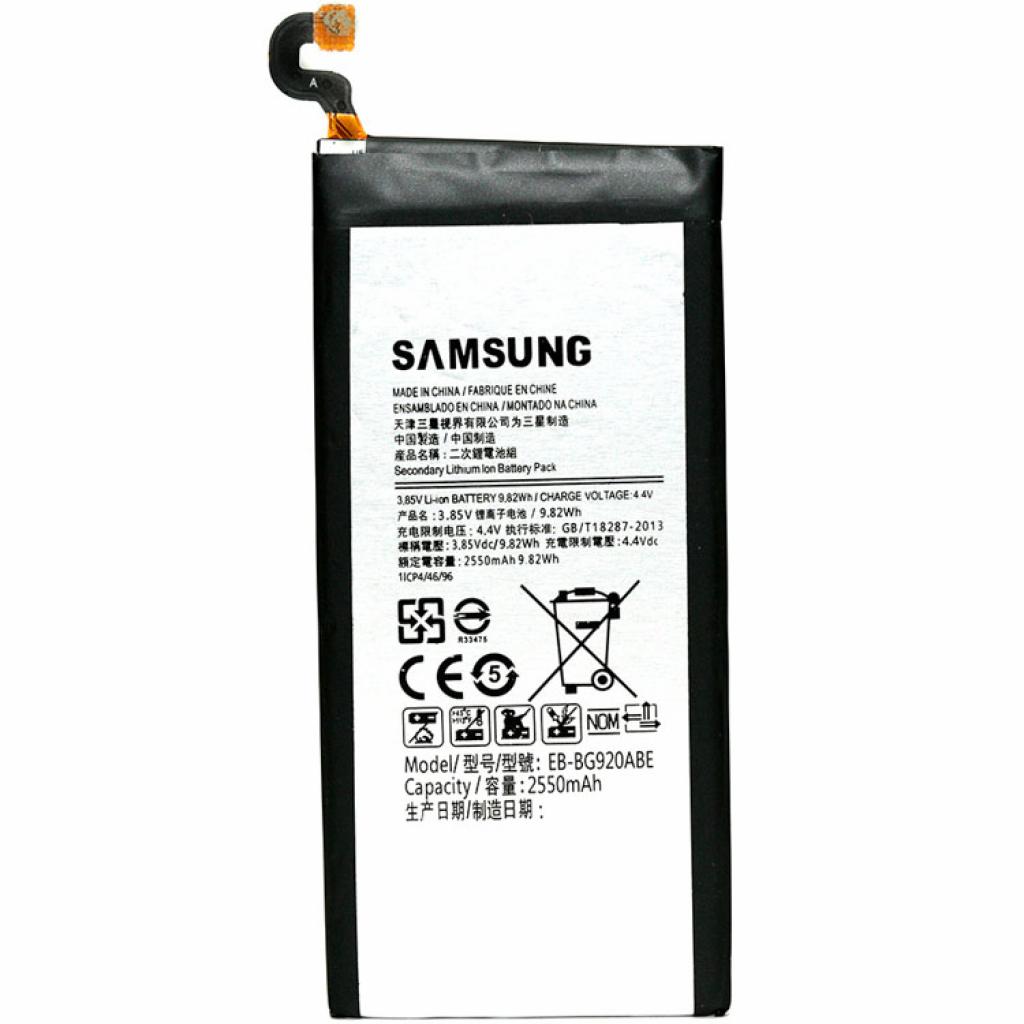 Акумуляторна батарея для телефону PowerPlant Samsung Galaxy S6 (SM-G925) (DV00DV6265)