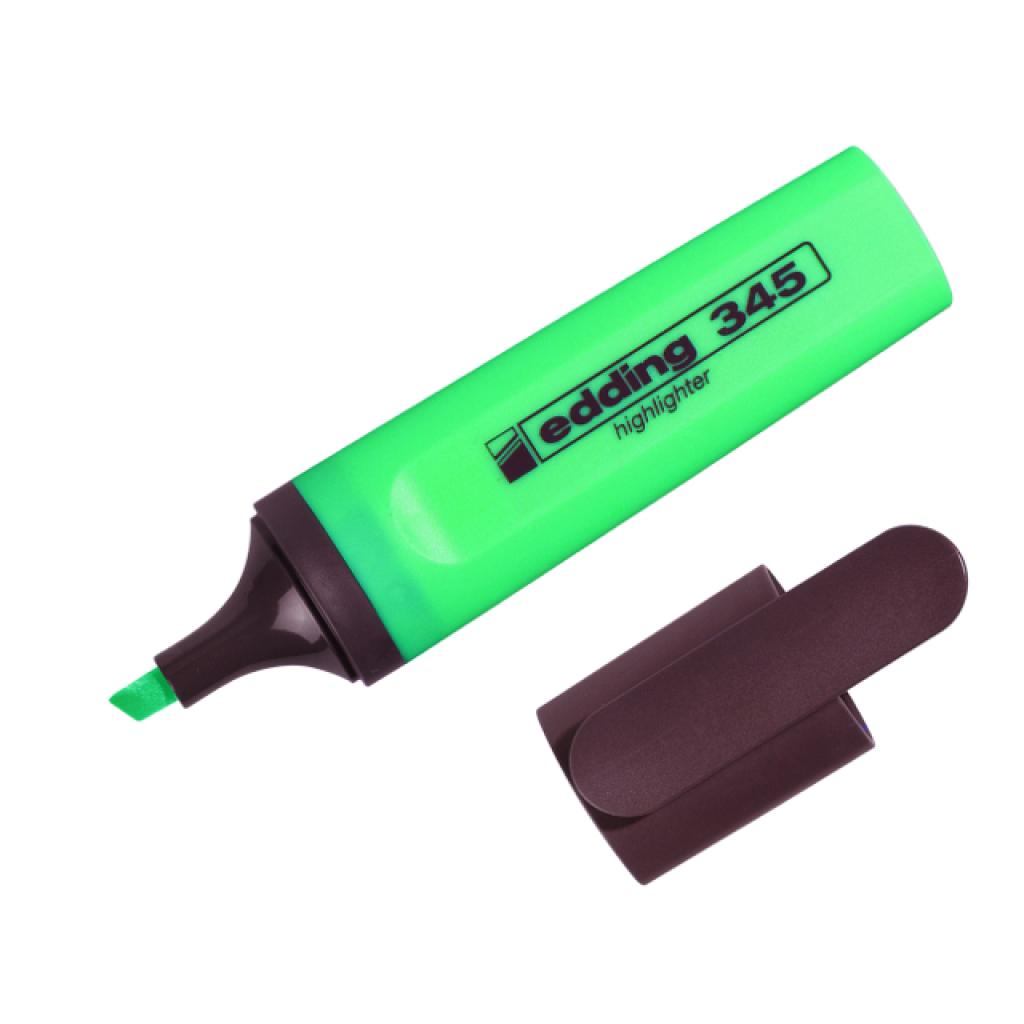 Маркер Edding Highlighter e-345 2-5 мм, chisel tip, green (345/04)