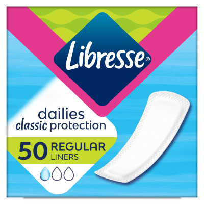 Щоденні прокладки Libresse Pantyliners Classic 50 шт (7322540157093)