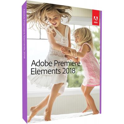 ПЗ для мультимедіа Adobe Premiere Elements 2018 Windows Russian AOO Lic TLP (65282017AD01A00)