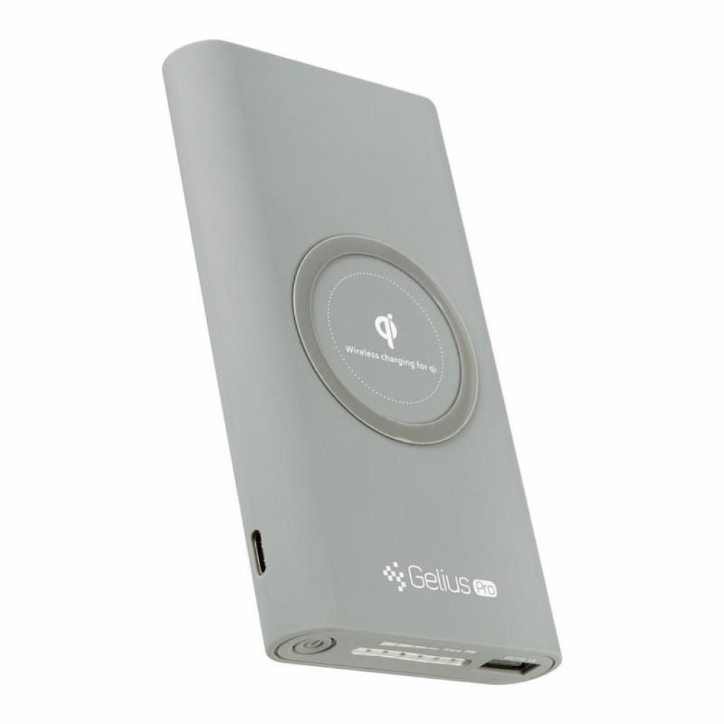 Батарея універсальна Gelius Pro Incredible (Wirelles) 10000mAh 2.1A Grey (65150)